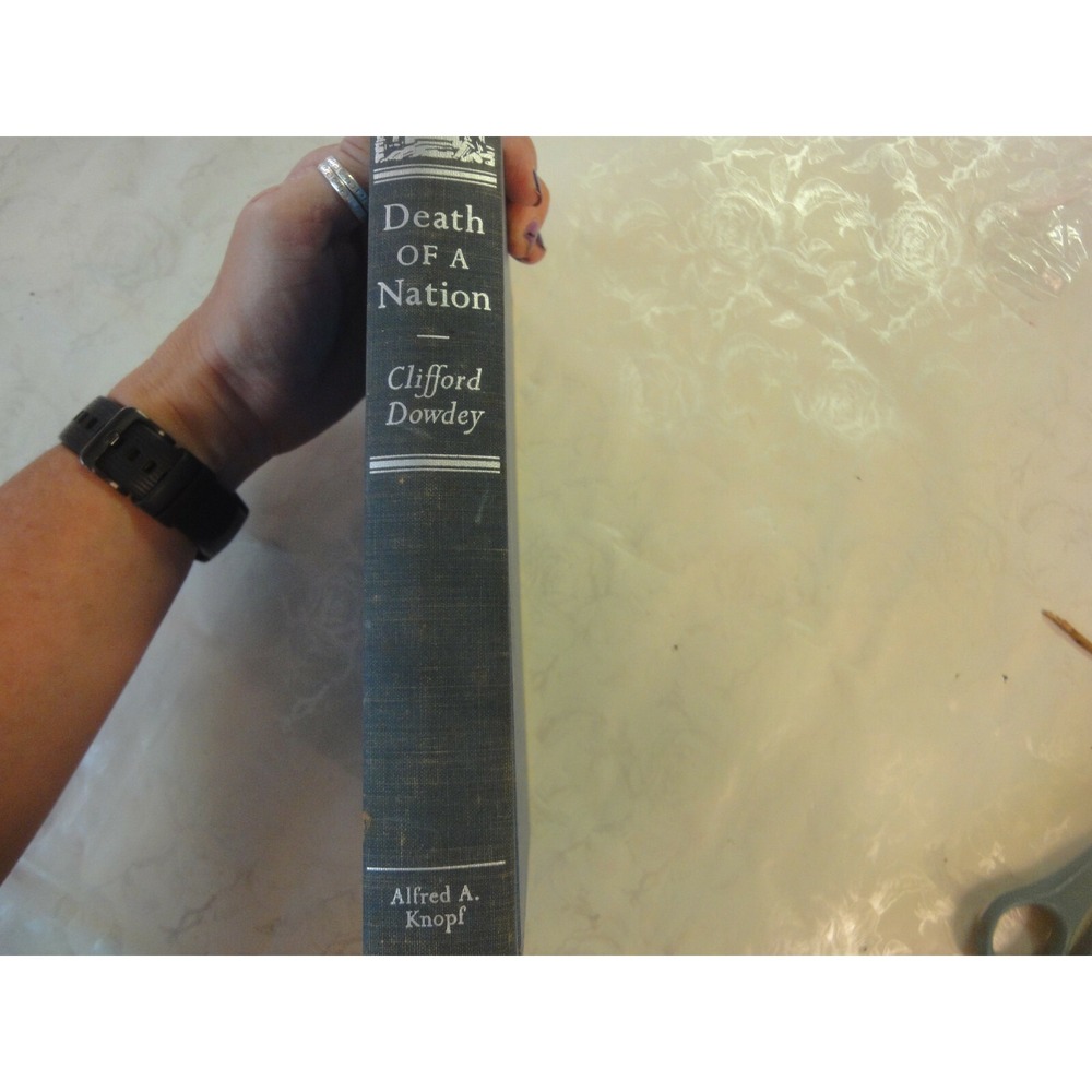 Vintage 1958 FIRST EDITION book Death of a Nation Story of Lee & men Gettysburg